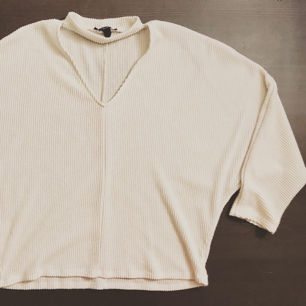 Open-Knit Cutout Sweater